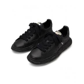 메종 미하라 야스히로 찰스 OG 솔 캔버스 로우탑 A12FW703 BLACKBLACK