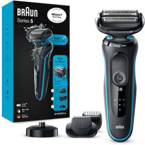 영국 브라운 트리머 Braun Series 5 Electric Shaver With Beard Trimmer Charging Stand Wet Dr