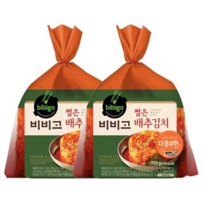 CJ제일제당 비비고 썰은배추김치 풍부한맛 900g x2개