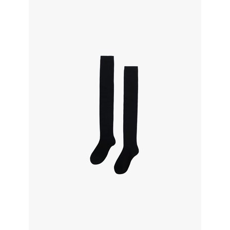 핑크파인애플 OVER KNEE SOCKS_BLACK