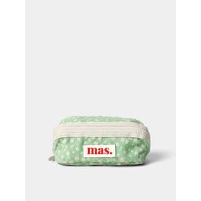 Hapoom pencil cosmetic pouch _ Flower Mint
