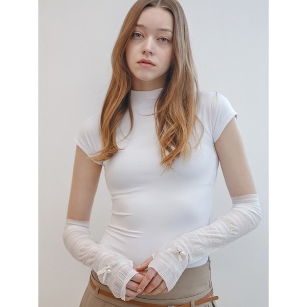 shirring arm sleeves 3colors