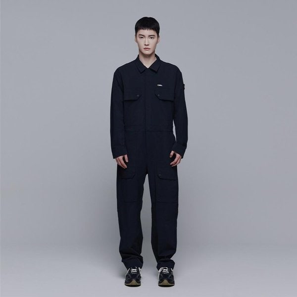 [여주점] N242MJS010 필드 점프수트 카본블랙