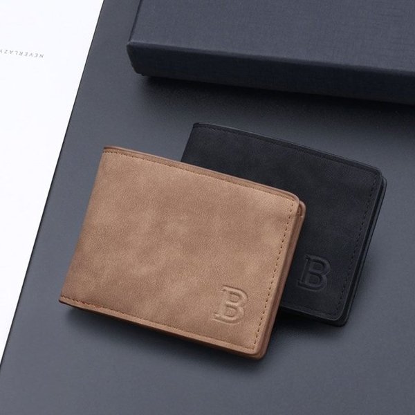 남성 내구성 반지갑 패션 선물 카드지갑 미니지 (WFJ8KSP)