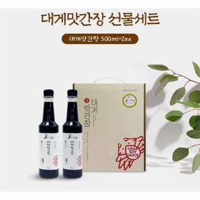 [무료배송] 맛 좋은 만능소스 대게맛 간장 선물세트 500ml*2병