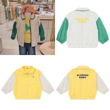 블루독베이비 25S/S 신상품 블루독베이비 바람막이 점퍼 2종 중 택1 (정가 109,000)