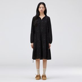 플라워 프린트 아일렛 원피스 T262MOP132W