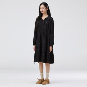 플라워 프린트 아일렛 원피스 T262MOP132W