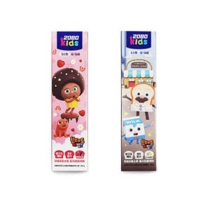 키즈치약 3스텝 아동 충치 영구치케어 브레드이발소