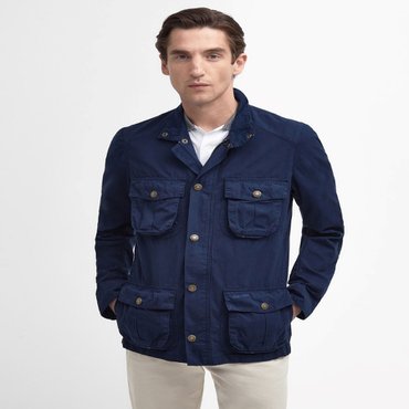 바버 [25SS]남성 네이비 Corbridge 캐주얼 자켓