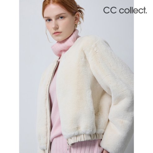 CC콜렉트 [CC collect]씨씨콜렉트 [C-Exclusive]페이크 퍼 블루종 자켓 C244PSJ163