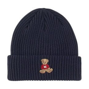 마리떼 DOODLE BEAR BEANIE MFG44FHG128 NVY