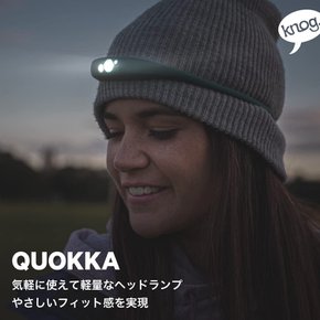 (QUOKKA) 80 USB cm) (일본정품) KNOG (노그) 헤드라이트 쿼카 루멘 워터 컨트롤 충전식 경량