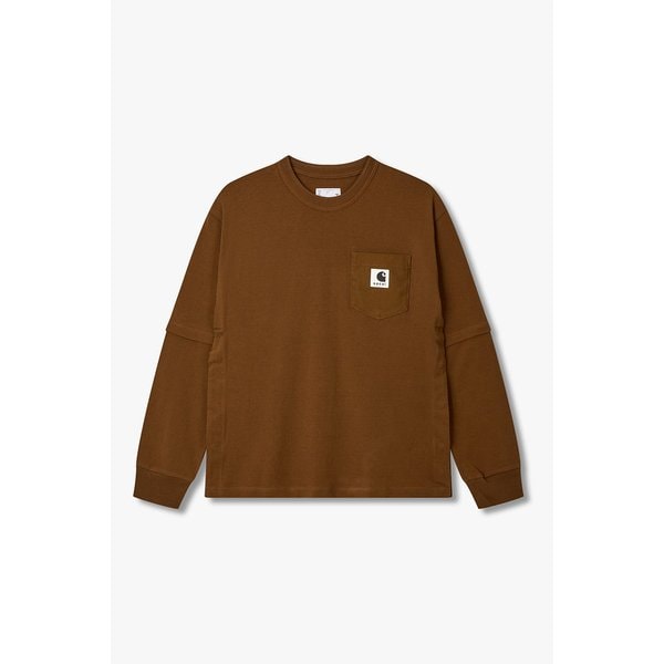 남성 코튼 저지 롱 슬리브 티셔츠 6425321701000