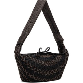 브라운 포춘 크루아상 필트 숄더백 BG0131 TP0006 MU425 Chevron Marron