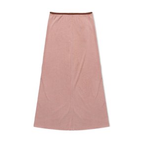 Washing Easy Long Skirt - Pink