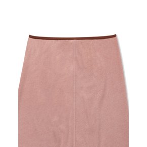 Washing Easy Long Skirt - Pink