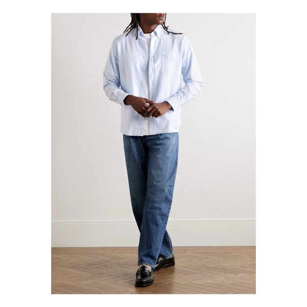 하트퍼드 피트 버튼다운 칼라 스트라이프 코튼 셔츠 46376663162884286