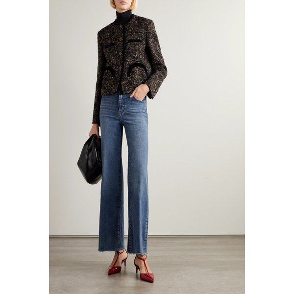 슬림 팔라초 미드라이즈 스트레이트 진 46376663162951289