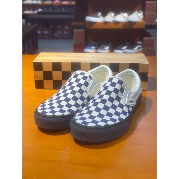 [여주점] (남여공용) 스니커즈 클래식 슬립온 (블루) (VN000EACGJT)