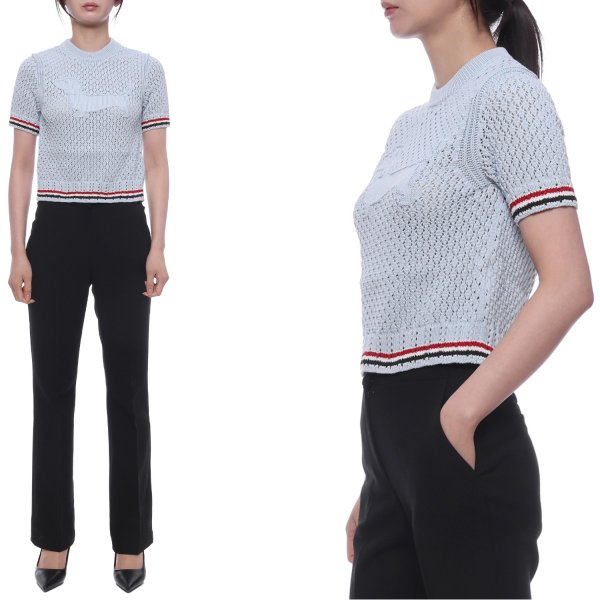 [부산점] 26SS 여성 헥터 인타르시아 반팔니트 (FKA511A Y3062 472 26S)