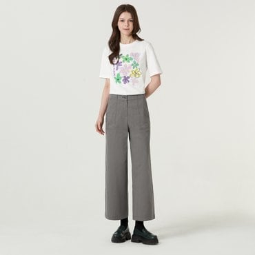 기비 핀스트라이프 와이드 팬츠 GY25S1FRA4795
