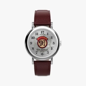 해리포터 위켄더 플랫폼 9 3/4 레드가죽시계 37mm