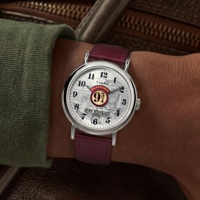 해리포터 위켄더 플랫폼 9 3/4 레드가죽시계 37mm