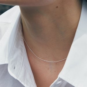 베흐트 [925 silver] Un.silver.72 / boule necklace (11030)