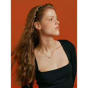 pearl velvet hairband