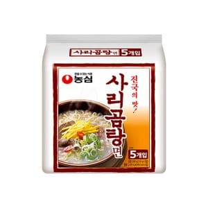 너만아는잡화점 농심 사리곰탕면 멀티팩 110g x 5봉지