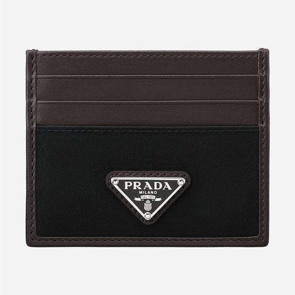 [시흥점] [프라다]6S 2MC025 2DW3 F0002 삼각 로고 나일론 카드 케이스 블랙