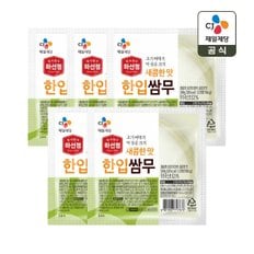 하선정 쌈무 새콤한맛 200g x5개