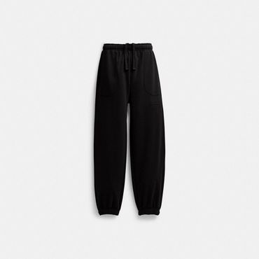 코치 [공식] 에센셜 솔리드 조거 CJ379 BLK