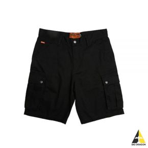 DEUS 24 RECORDS CARGO SHORT (DMP243370-BLK) (레코즈 카고 쇼츠)