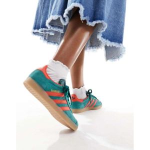 이스퀘어 4274170 adidas Gazelle sneakers in green and red