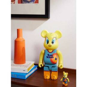 [BCD] 4530956598291 베어브릭 스페이스 JAM TWEETY 1000 프린트 PVC FIGURINE B0080097187