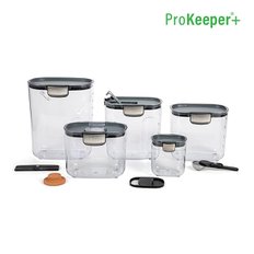 ProKeeper+ 투명 밀폐 보관 주방용기 세트 9피스