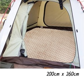전자파없는 EMF 분리난방 텐트 캠핑장 탄소 전기 매트/장판/요 온열매트 특대형 200x260