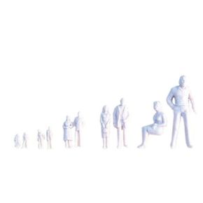 하비존 인체모형-백색 (3명) 30:1 봉/1  136527