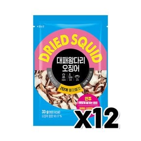 정화 대패왕다리오징어 술안주간식 33g x 12개