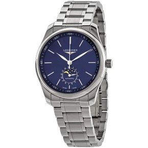 영국 론진 시계0108 Longines Master Automatic Moonphase Blue Dial Mens 워치 L29094926 16772