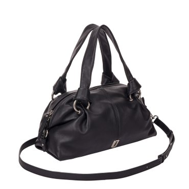 분크 Halfmoon Attache Tote M (하프문 아타쉬 토트 미듐) Black VQB5-1TO460-1BKXX