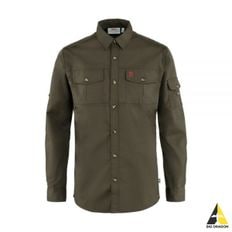 피엘라벤 24 남성 싱기 트레킹 셔츠 다크 올리브 (81838633) (SINGI TREKKING SHIRT