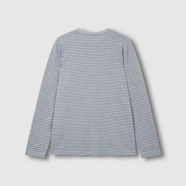 남 스마트 코튼 라운드넥 긴팔 라운지 티셔츠 J206901102084