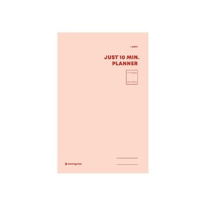 0[꿈드림22]모노그램 monogram 텐미닛 플래너 just 10 min planner 1달 Carnival Pink 2.8 MG-1