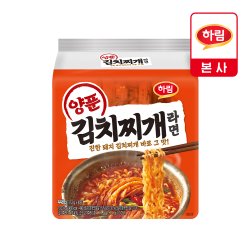 하림 라면 양푼김치찌개 12입 + 닭칼국수 4입