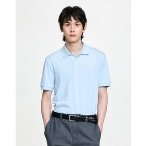 [26SS] [시즌오프][아이코닉][링클프리][COOLIGHT] 라이트블루 C/P 피케 폴로셔츠 HZTS6B404B1