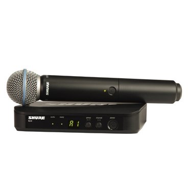  SHURE 전문 보컬용 무선마이크 BLX24/BETA58A