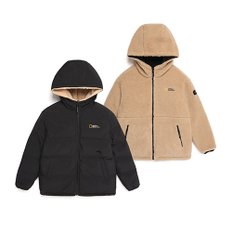 [기존가 239,000원]N214KDW950 리머 플리스 리버시블 다운 점퍼 BEIGE